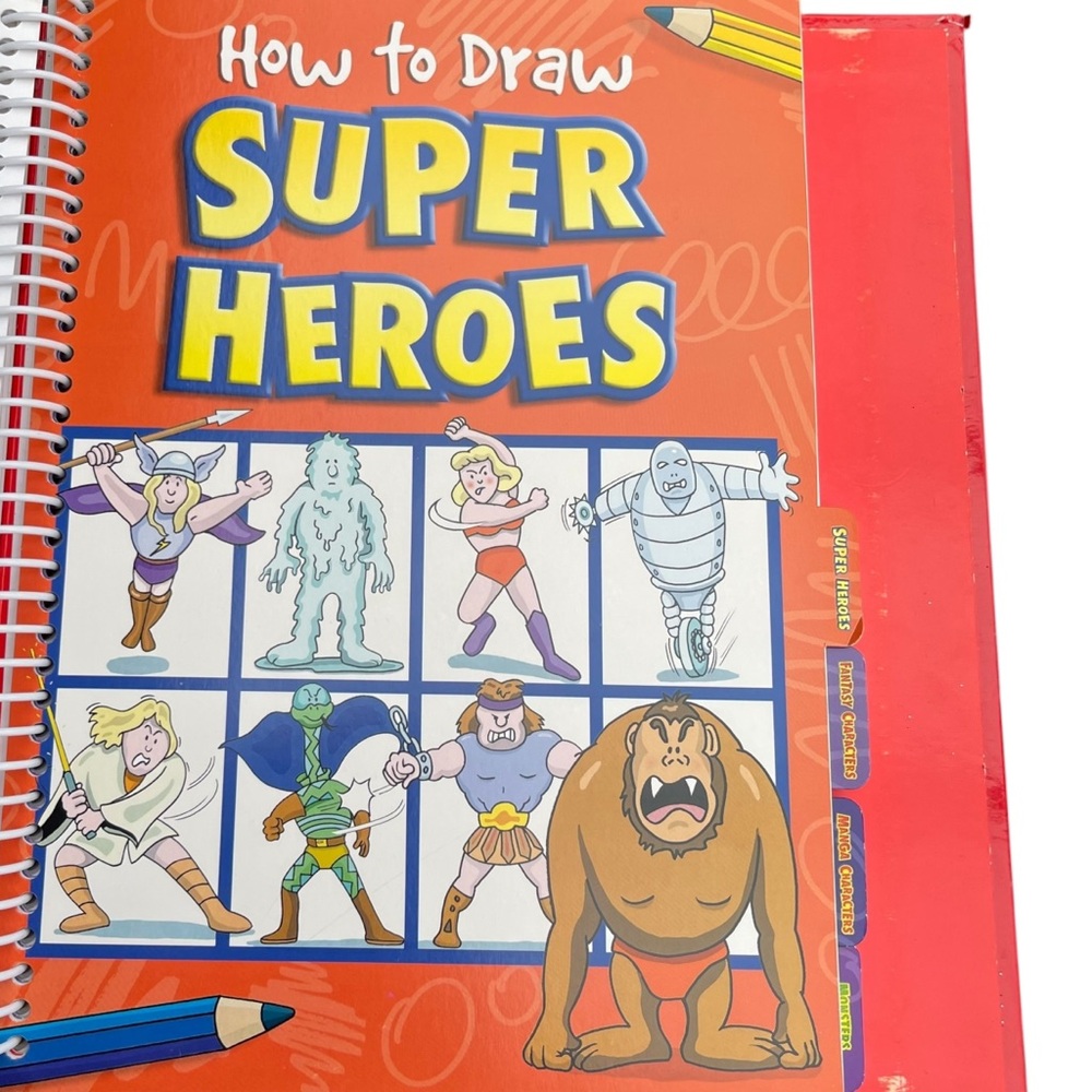 Top That Kids 501 Things to Draw Easy Step By Step Instructions Hardcover Coil - Picture 9 of 12